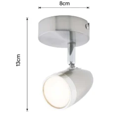 Vector 1 Bar LED Spotlight - Satin Nickel -Luxe Light Shop 12810127 1034840948074390