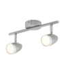 Vector 2 Bar LED Spotlight - Satin Nickel -Luxe Light Shop 12810128 6514843073049327