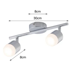 Pallas 2 Bar 4W LED Spotlight - Chrome 10 Pallas 2 Bar 4W LED Spotlight - Chrome -Luxe Light Shop 12810236 1164843073613312