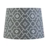 Patterned Tapered Lamp Shade - Grey -Luxe Light Shop 12812945 2034831963084479