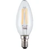 TCP LED Filament Clear Candle 4W E14 Light Bulb - 3 Pack -Luxe Light Shop 12813612 6054958629262703