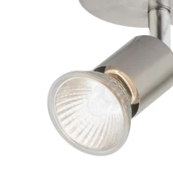 Rochdale 1x 35W Spotlight - Brushed Stainless Steel -Luxe Light Shop 12813666 1574843085971155