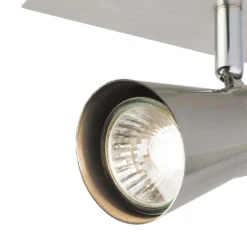 Swansea 1x 35W Spotlight - Brushed Stainless Steel -Luxe Light Shop 12813668 7694843086289005