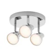 Apollo 3x 5W Round Plate LED Spotlight - Chrome -Luxe Light Shop 12813810 1804843087114068