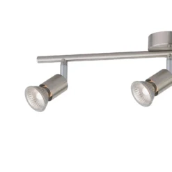 Rochdale 3 Lamp Spotlight Bar - Brushed Stainless Steel -Luxe Light Shop 12815760 2274843350383373