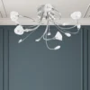 Flora 5 Lamp Semi-Flush Ceiling Light -Luxe Light Shop 12815958 2034938641617605