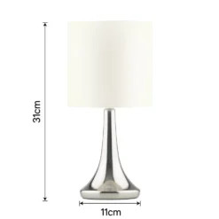 Mia Touch Table Lamp, Cream 15 Mia Touch Table Lamp, Cream -Luxe Light Shop 12816089 7894833201657000