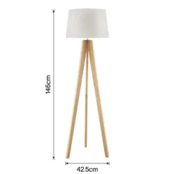 Poppy Tripod Floor Lamp - Natural 16 Poppy Tripod Floor Lamp - Natural -Luxe Light Shop 12816482 4304833200836536