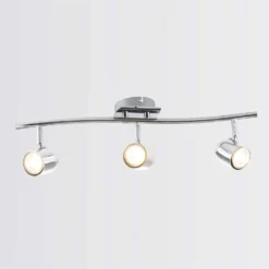 Phoenix 3 Lamp Round Spotlight - Chrome -Luxe Light Shop 12816704 8474843348067121