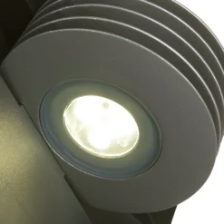 Lutec Split LED Up & Down Outdoor Wall Light - Anthracite -Luxe Light Shop 12819091 1674952691603195