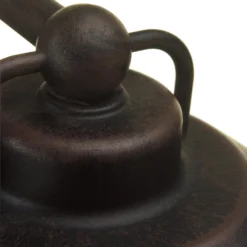 Lutec Cate E27 IP44 Outdoor Wall Lantern - Black With Rust Effect -Luxe Light Shop 12819161 4854952656845954