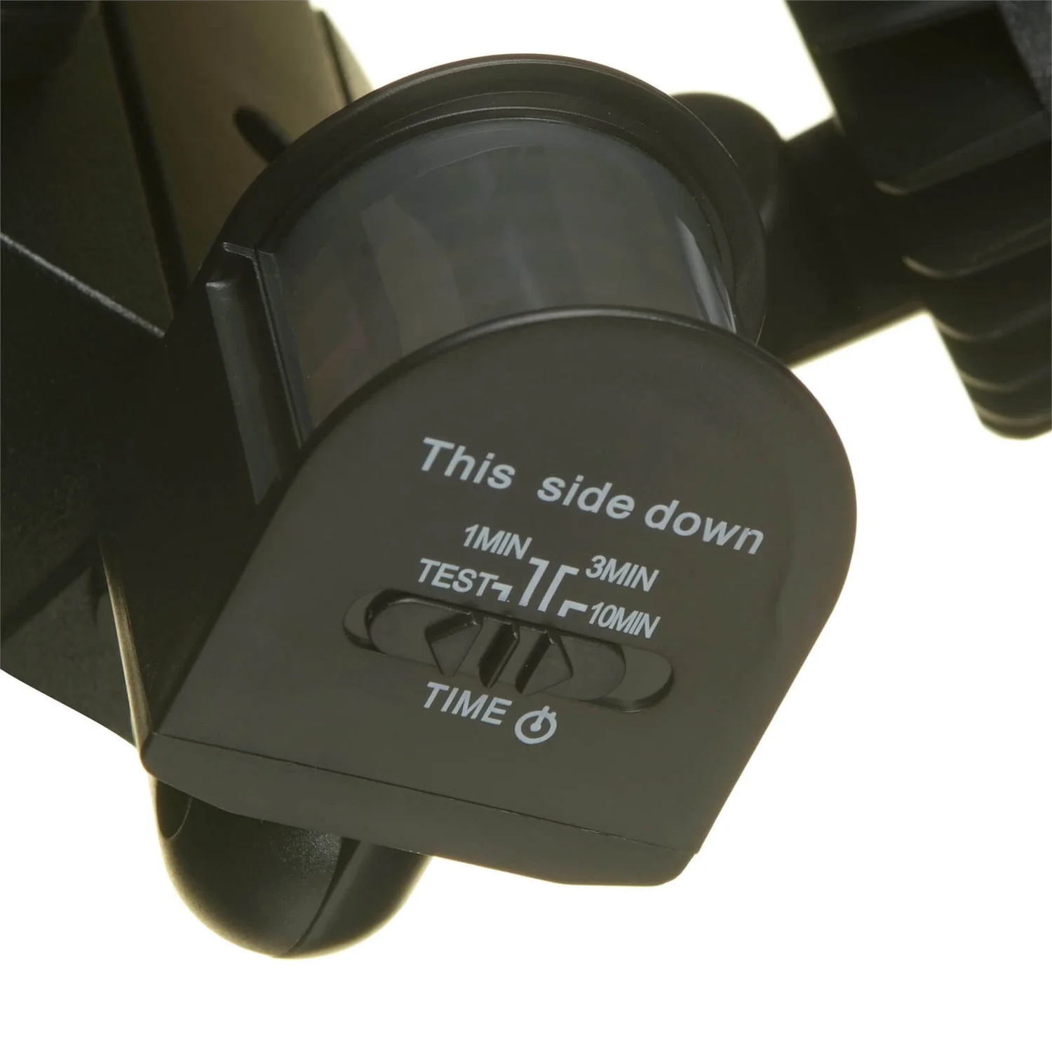 Lutec Shrimp Twin Head Outdoor LED PIR Wall Light - Black 6 Lutec Shrimp Twin Head Outdoor LED PIR Wall Light - Black - Image 4