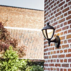 Lutec Unite LED PIR Outdoor Wall Light - Black -Luxe Light Shop 12819194 2504952877430275