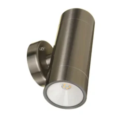 Lutec Rado Up & Down Outdoor Wall Light - Stainless Steel -Luxe Light Shop 12819217 1064832982326397