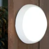 Lutec Slim Outdoor Wall Light - White -Luxe Light Shop 12819279 1104952694711069
