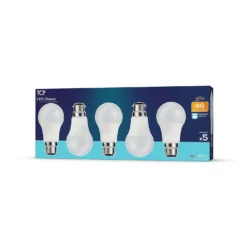 TCP LED Classic 60W BC Warm - 5 Pack -Luxe Light Shop 12824291 1674963829435262