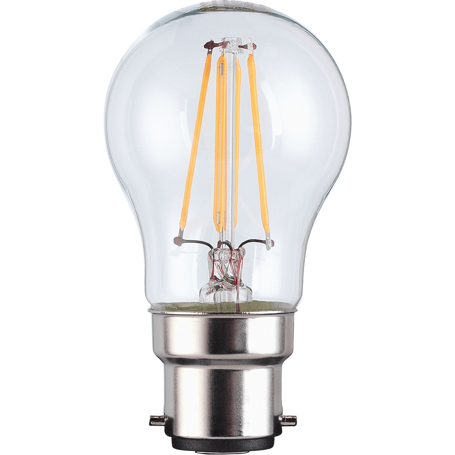 TCP Filament Globe Clear 40W BC Warm Dimmable Light Bulb 3 TCP Filament Globe Clear 40W BC Warm Dimmable Light Bulb