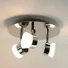 Paisley LED Bathroom Round Plate Spotlight - 3 X 4.5W -Luxe Light Shop 12826177 1524958071416072