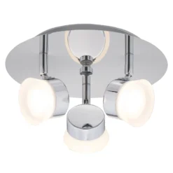 Paisley LED Bathroom Round Plate Spotlight - 3 X 4.5W -Luxe Light Shop 12826177 2224958071525008