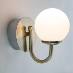 Victoria 6w Antique Brass LED Bathroom Wall Light -Luxe Light Shop 12827076 1684958097087837