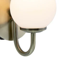 Victoria 6w Antique Brass LED Bathroom Wall Light -Luxe Light Shop 12827076 3514958097058152