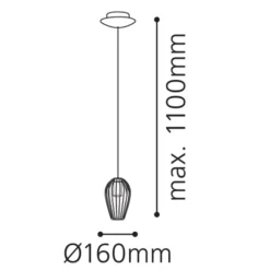 Eglo Newtown Pendant Ceiling Light - Black -Luxe Light Shop 12828084 2104832953542465