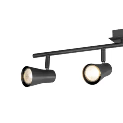 Swansea 4 Lamp Spotlight Bar - Black Nickel -Luxe Light Shop 12828398 1574843436480727