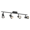Swansea 4 Lamp Spotlight Bar - Black Nickel -Luxe Light Shop 12828398 2024843436451609