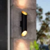 Eglo Agolada Outdoor LED Wall Light - Black & Copper -Luxe Light Shop 12828401 1444952642933730