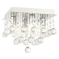 Orlando 23cm Square Flush - Chrome 6 Orlando 23cm Square Flush - Chrome -Luxe Light Shop 12831932 2084938927546246