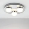 Amalfi 3 Plate LED Flush - Chrome -Luxe Light Shop 12831933 1864832981711874