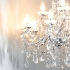 Vela 9 Light Bath Chandelier - Chrome 6 Vela 9 Light Bath Chandelier - Chrome -Luxe Light Shop 12832034 1154832987084256