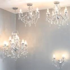 Vela 9 Light Bath Chandelier - Chrome 7 Vela 9 Light Bath Chandelier - Chrome -Luxe Light Shop 12832034 5714832987185683