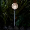 Crackle Ball Solar Outdoor Stake Light - 8cm 2 Crackle Ball Solar Outdoor Stake Light - 8cm -Luxe Light Shop 12835748 6515042097537372
