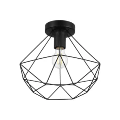 Eglo Tarbes Flush Light - Black 7 Eglo Tarbes Flush Light - Black -Luxe Light Shop 12836413 1054831950008679