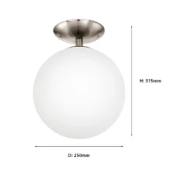 Eglo Rondo Flush Light - Satin Nickel 9 Eglo Rondo Flush Light - Satin Nickel -Luxe Light Shop 12836618 1335038705982598