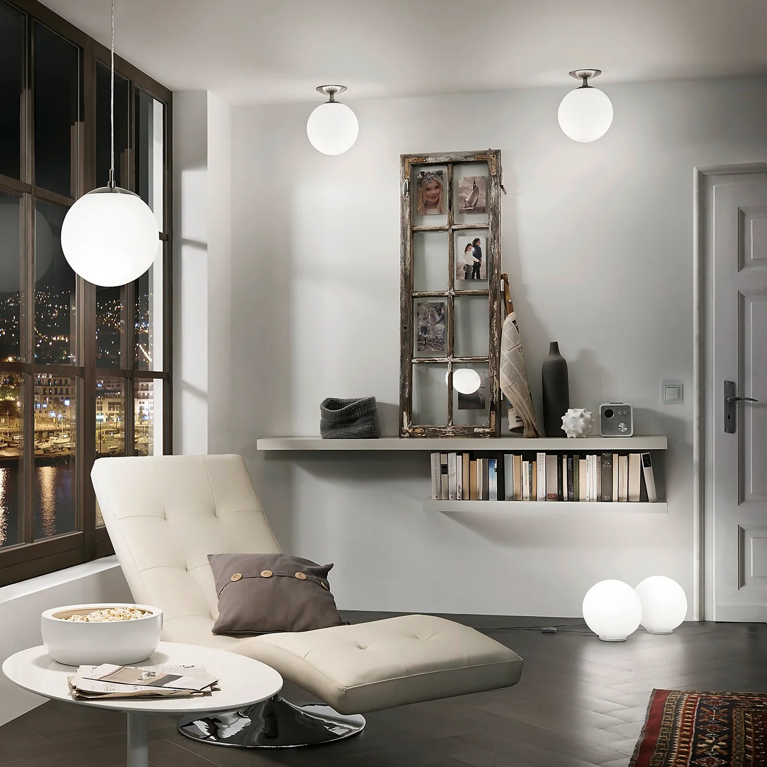 Eglo Rondo Flush Light - Satin Nickel 5 Eglo Rondo Flush Light - Satin Nickel - Image 3