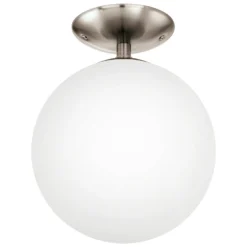 Eglo Rondo Flush Light - Satin Nickel 7 Eglo Rondo Flush Light - Satin Nickel -Luxe Light Shop 12836618 2245038705904337