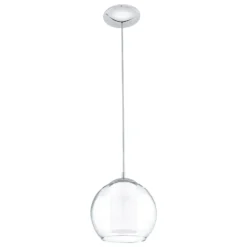 Eglo Bolsano 1 Light Pendant Light - Chrome