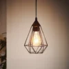 Eglo Tarbes Small Pendant Light - Black 1 Eglo Tarbes Small Pendant Light - Black -Luxe Light Shop 12836707 1214940998958715