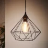 Eglo Tarbes Large Pendant Light - Black -Luxe Light Shop 12836708 1784941821152833