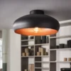 Eglo Mogano Flush Light - Black & Copper 2 Eglo Mogano Flush Light - Black & Copper -Luxe Light Shop 12836723 3864938959080170