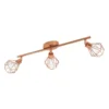 Eglo Zapata Triple Spotlight - Copper -Luxe Light Shop 12836886 1014843502933049