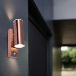 Lutec Rado Up & Down Outdoor Wall Light With PIR Motion Sensor - Copper 12 Lutec Rado Up & Down Outdoor Wall Light With PIR Motion Sensor - Copper -Luxe Light Shop 12840519 1674952691589788