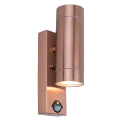 Lutec Rado Up & Down Outdoor Wall Light With PIR Motion Sensor - Copper 11 Lutec Rado Up & Down Outdoor Wall Light With PIR Motion Sensor - Copper -Luxe Light Shop 12840519 7124952691558924
