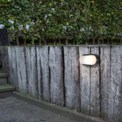 Lutec Echo Outdoor Bulkhead Light - Black -Luxe Light Shop 12840603 4274952656964022