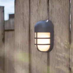 Lutec Bullo Outdoor Bulkhead Light - Anthracite -Luxe Light Shop 12840632 2134952694885864