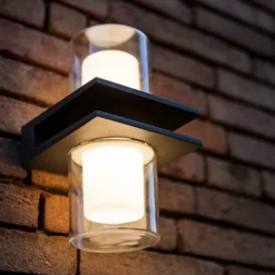 Lutec Tango LED Up & Down Outdoor Wall Light - Anthracite -Luxe Light Shop 12840635 6994952683019088