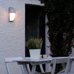 Lutec City Outdoor Bulkhead Wall Light - Anthracite -Luxe Light Shop 12840643 1054952694850872