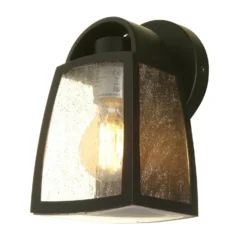 Lutec Kelsey Outdoor Wall Lantern - Black 9 Lutec Kelsey Outdoor Wall Lantern - Black -Luxe Light Shop 12840644 1294833191694306